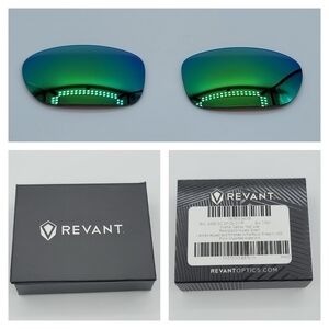 Sunglasses Lenses Revant Polarized Emerald Green For Oakley TwoFace NEW #685